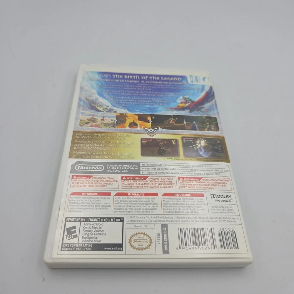 The Legend of Zelda: Skyward Sword Nintendo Wii w/25th Anniversary Music CD CIB
